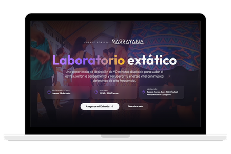 Sitio web de Ecstatic LAB